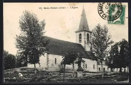 AK Saint-Palais /Allier, L`Eglise