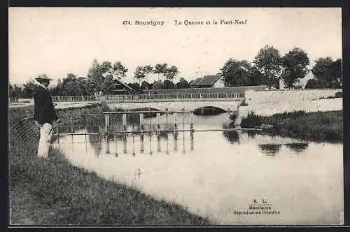 AK Souvigny, La Queune et le Pont-neuf