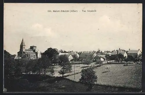 AK Saint-Désiré /Allier, Vue Générale