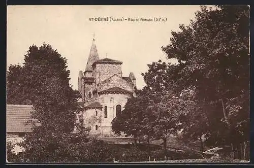 AK St-Désiré /Allier, Eglise Romane