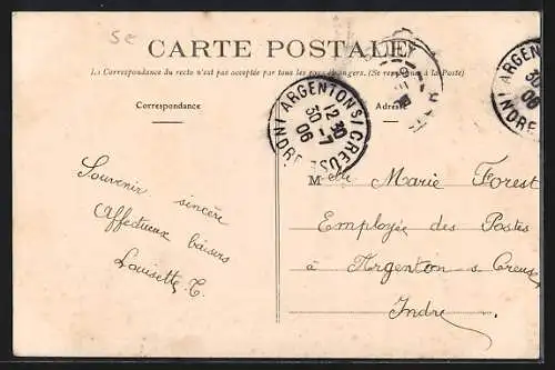 AK Gerilly, Le Monument Francois Péron