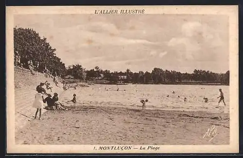 AK Montlucon /Allier, La Plage