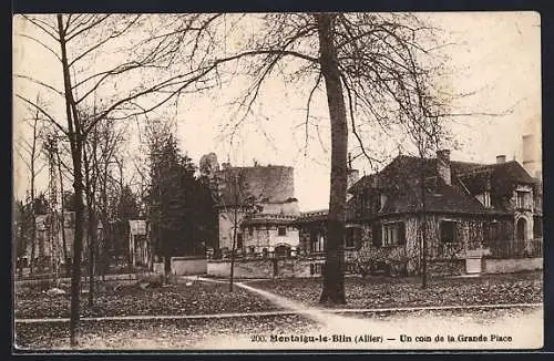 AK Montaigu-le-Blin /Allier, Un coin de la Grande Place