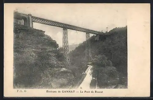 AK Gannat, Le Pont de Rouzat