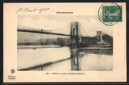 AK Châtel-de-Neuvre, L`Allier au pont