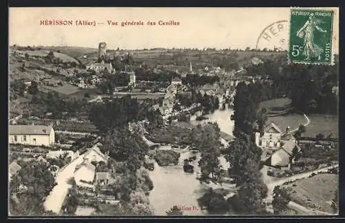 AK Hérisson /Allier, VUe génsserale des Cenilles