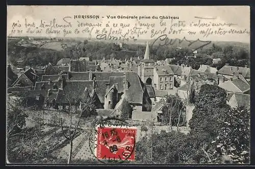 AK Hérisson, Vue Générale prise du Château