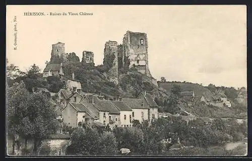 AK Hérisson, Ruines du Vieux Château