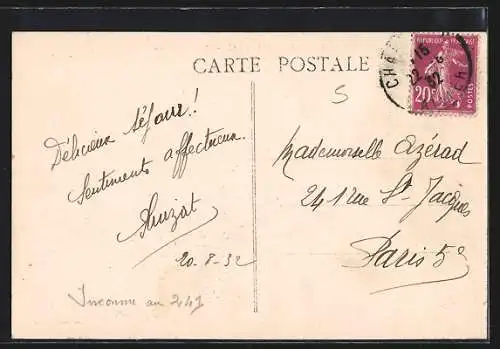 AK Chantelle-le-Chateau, Vue Générale