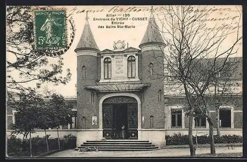 AK Cusset /Allier, Entrée des Bains Ste-Mairie