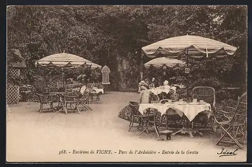 AK L`Ardoisière /Vichy, Le Parc, Entrée de la Grotte