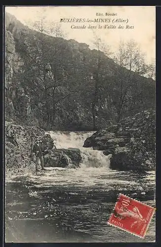 AK Buxières-les-Mines, Cascade dans la Vallée des Rocs