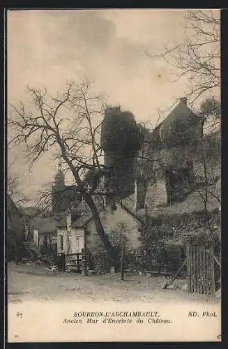 AK Bourbon-L`Archambault, Ancien Mur d`Enceinte du Château