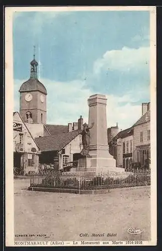 AK Montmarault /Allier, Le Monument aux Morts