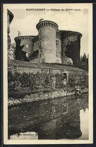 AK Montaiguet, Château du XIVme siècle