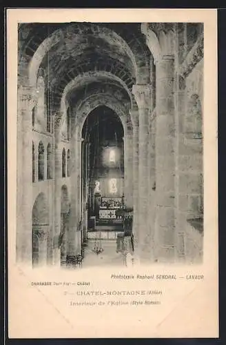 AK Chatel-Montagne /Allier, Intérieur de l`Eglise