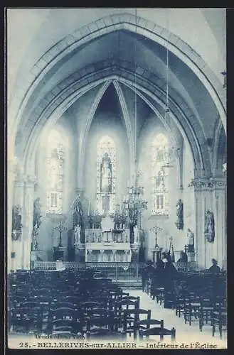 AK Bellenaves-sur-Allier, Intérieur de l`Eglise