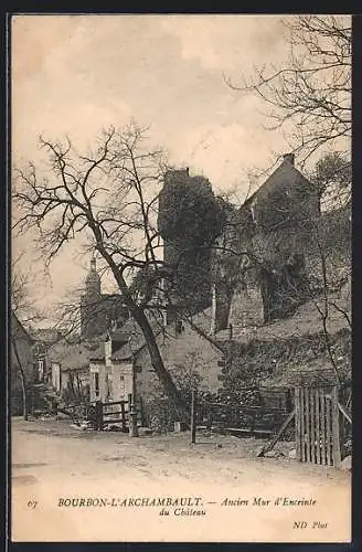 AK Bourbon-L`Archambault, Ancien Mur d`Enceinte du Château