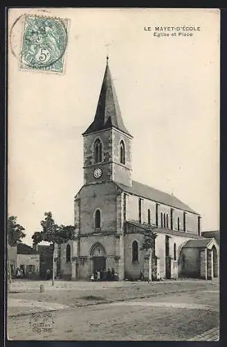 AK Mayet-d`Ecole, Eglise et Place