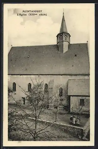 AK Montaiguet, L`Eglise, XIIIme siècle