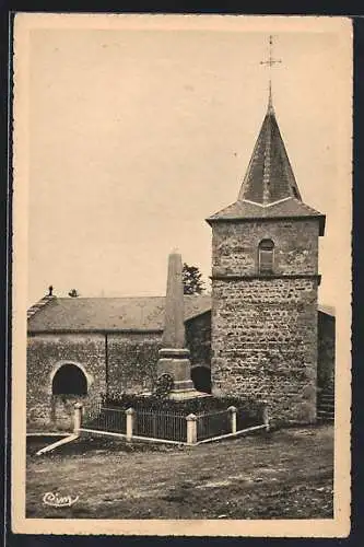 AK Lavoine, L`Eglise, Le Monument aux Morts