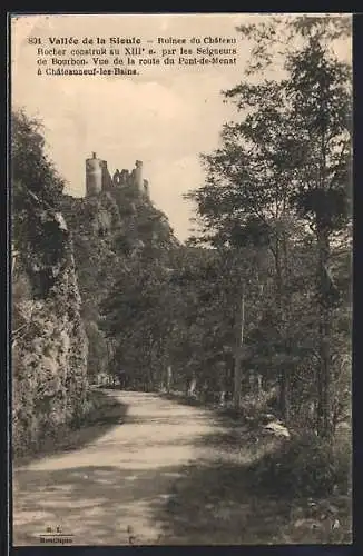 AK Vallée de la Sioule, Ruines du Château