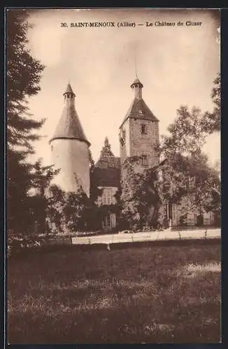 AK Saint-Menoux /Allier, La Château de Cluzor