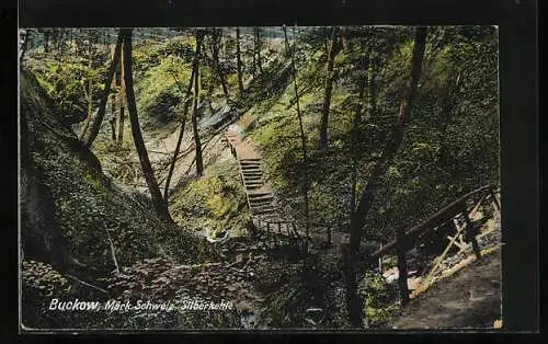 AK Bad Buckow, Treppenaufgang in Silberkehle