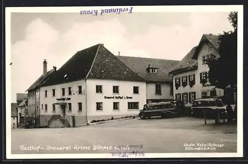 AK Böhmenkirch, Gasthof und Brauerei Krone