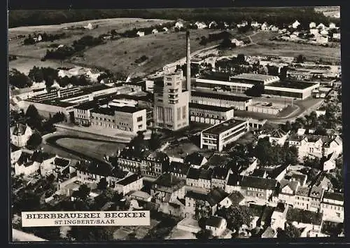 AK St. Ingbert /Saar, Bierbrauerei Becker