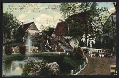 AK Bad Sassendorf, Brauerei und Gasthof Lohöfer