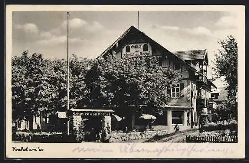 AK Kochel am See, Gasthaus Schmied von Kochel