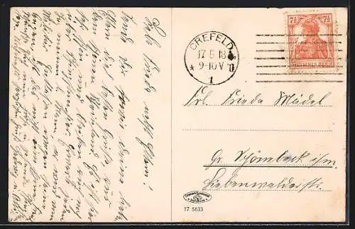 AK Crefeld, Bismarckplatz