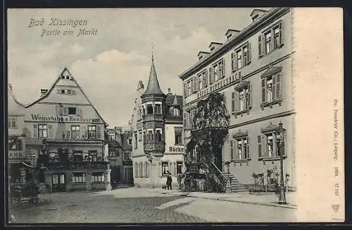 AK Bad Kissingen, Restaurant zur Weinstube am Markt