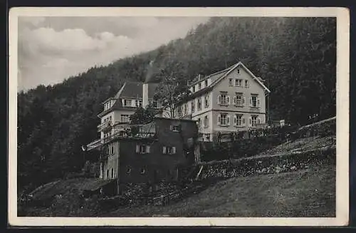 AK Lierbach bei Oppenau, am Beamten-Erholungsheim RDB Haus Wasserfall