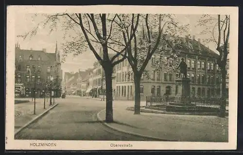 AK Holzminden, Denkmal an der Oberestrasse