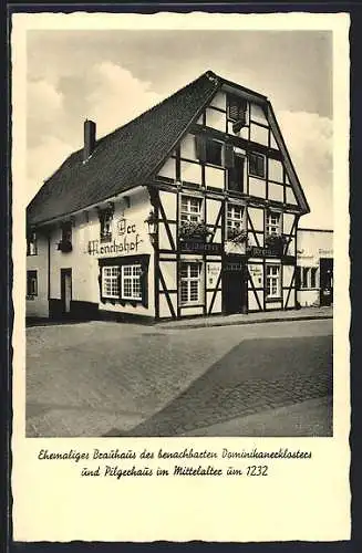 AK Soest, Gasthaus Der Mönchshof, Inh. Paul Neuschwenger, Brüderstrasse 47