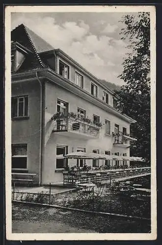 AK Lierbach, Haus Wasserfall, Beamten Erholungsheim, RDB