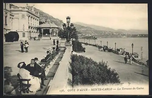 AK Monte-Carlo /Cote d`Azur, Les Terrasses du Casino