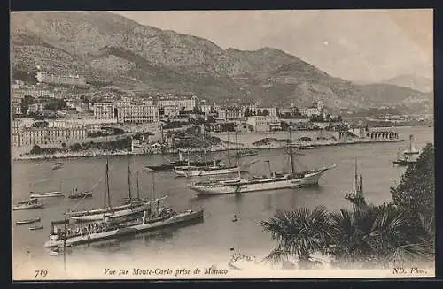 AK Monte-Carlo, Vue prise de Monaco