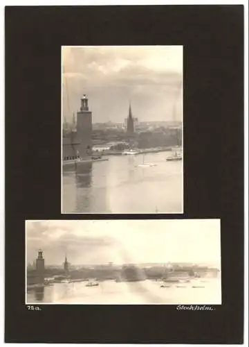 Fotoalbum mit 58 Fotografien, Ansicht Visby, Kristiansund, Stockholm, Trachten, Hammerfest, Vangsnaes, Trollhättan