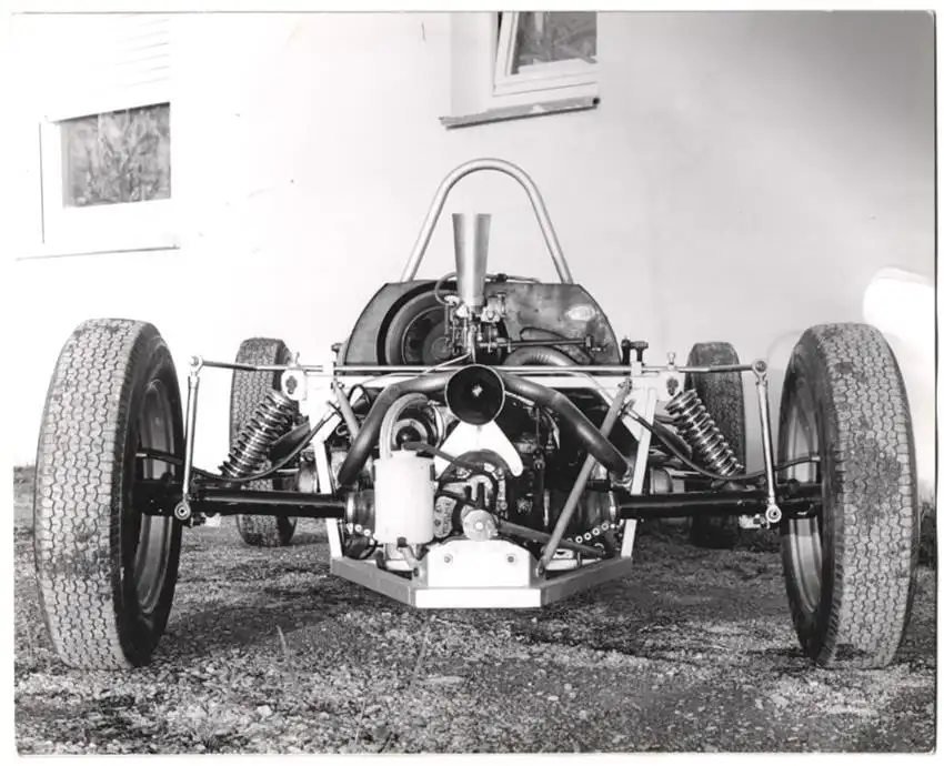 17 Fotografien Ansicht Heilbronn, 2. ADAC Bergpreis 1966, Rennfahrer Volker Ziegler, Formel V., Rennwagen, Autorennen 14