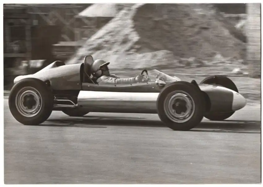 17 Fotografien Ansicht Heilbronn, 2. ADAC Bergpreis 1966, Rennfahrer Volker Ziegler, Formel V., Rennwagen, Autorennen 3