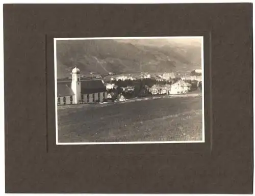 Fotografie unbekannter Fotograf, Ansicht Engelberg / Obwalden, Blick nach dem Kloster Engelberg, 1929