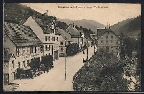 AK Hornberg / Schwarzwald, Gasthof Sonne in der Werderstrasse