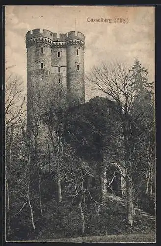 AK Pelm /Gerolstein, Die Casselburg