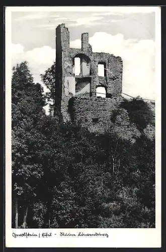 AK Gerolstein /Eifel, Ruine Löwenburg