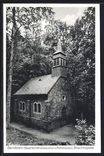 AK Gerolstein /Eifel, Büschkapelle von oben