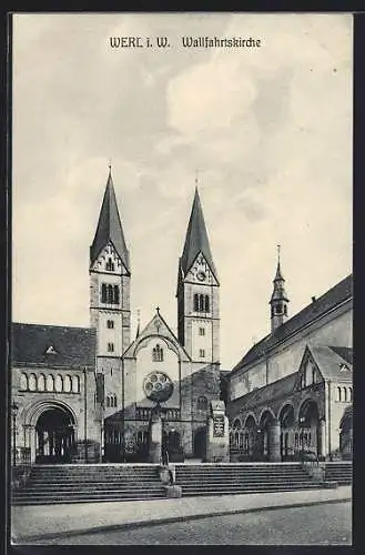 AK Werl i. W., An der Wallfahrtskirche