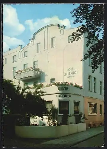 AK Lübeck, Hotel Lindenhof E. Lankau, Lindenstrasse 1a